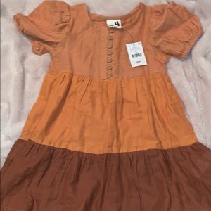 Little girls gradient dress